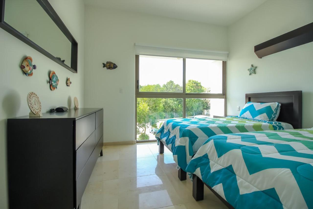 Exceptional 2Story Penthouse With Hot Tub And Rooftop Terrace In Bahia Principe Akumal Luaran gambar